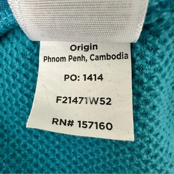 Cotopaxi Abrazo Hooded Full-Zip Fleece Jacket Greenery & Poolside Size Large‎ - Picture 15 of 15